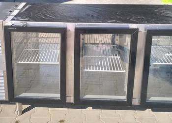 Stół chłodniczy gastronomiczny 3-drzwiowy przeszklony Dora metal