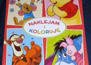 Kubuś i Przyjaciele. Naklejam i Koloruję - A. A. Milne, E. H. Sheprad