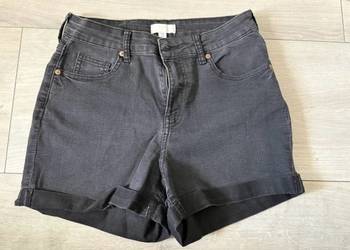 spodenki czarne z H&M