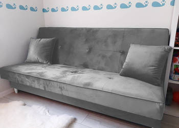 Kanapa rozkładana Sofa z pojemnikiem do spania Wersalka