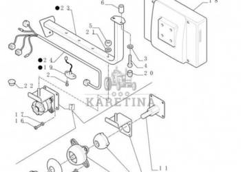 New Holland T6010 Urzadz ster monitora 84126831