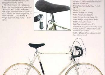 Raleigh England Nottingham rower retro vintage klasyk kolarzówka szosa