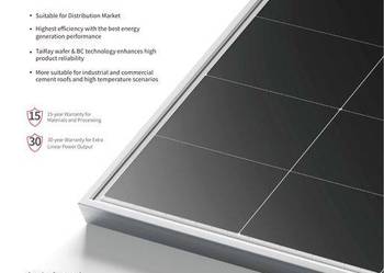 Longi LR7-72HVD 655W BC 144 half-cell bifacial glass-glass silver