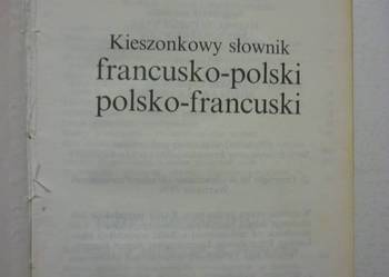 KIESZONKOWY SŁOWNIK FRANCUSKO-POL POL-FRANCUSKI