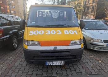 Auto laweta Fiat Ducato długi najazd