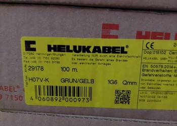 Przewód LGY 6 ŻO HQ7V-K 6mm2 100mb HELUKABEL