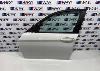 BMW F20 DRZWI LEWY PRZÓD PRZEDNIE LEWE A300 ALPINWEISS KOMPLETNE