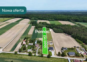 Duża działka z lasem i mediami