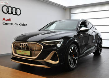 Audi e-tron Sportback 503KM Virtual DigitalMatrix Kamery360 Pneumatyka ACC…