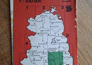 Reise-und Verkehrskarte 1:200 000 8 Dresden mapa