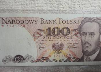 UNIKAT ! 100 złotych 1975 s. W