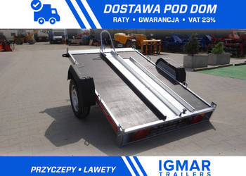 Przyczepa motocyklowa TEMARED MOTO 1 DMC 750 kg podłoga sklejkowa