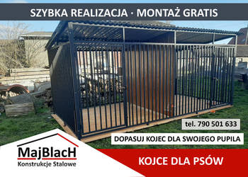 Typowy Metalowy Kojec dla Psa - |Kojce dla Psów |Producent – Maj-Blach