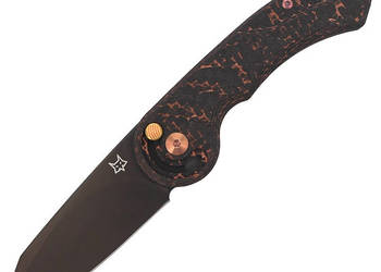 Nóż składany FOX Radius Carbon Fiber/Copper, Black PVD M390 by Denis Simon…