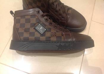 Buty Skórzane za Kostkę Męskie LV rozm 42  Monogram Nowe