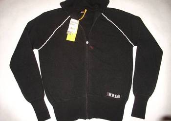 NOWY sweter LEE męski z wełną zamek  M L NOWY sweter LEE męski z wełną zamek  M L