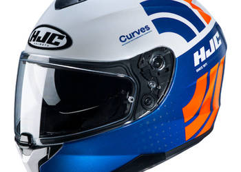 Integralny kask motocyklowy HJC C70 Curves Blenda Niebieski