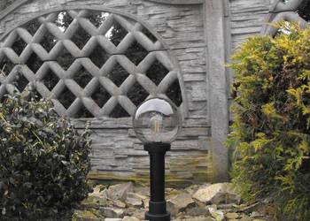 Komplet Lamp ogrodowych - Dymne Kule - wysokość 57cm. 6 szt. BLACK WEEKS