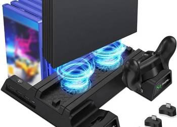 Pionowy stojak na wentylator chłodzący DATA FROG do konsoli PS4 PS4 Slim PS