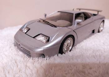 Bugatti EB110  1:18 srebrny Bburago