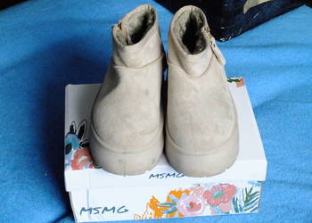 Sprzedam damskie śniegowce 1 raz chodzone w idealnym stanie rozmiar 37