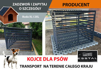 Kojec dla Psa , KOJCE dla Psów , Klatka Zadaszenie  - ESSTAL-