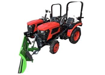 TRAKTOR CIĄGNIK CRONA CR254 4x4 25KM Homologacja Wspomaganie DIESEL + PŁUG