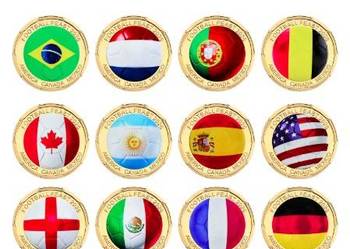 Limitowany zestaw numizmatów z flagami państw MŚ 2026 w piłce nożnej