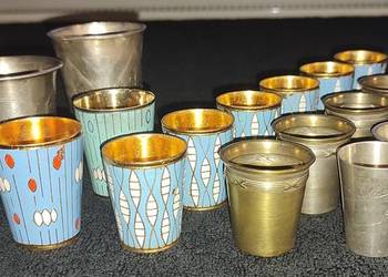 Kieliszki i kubki kiduszowe i inne