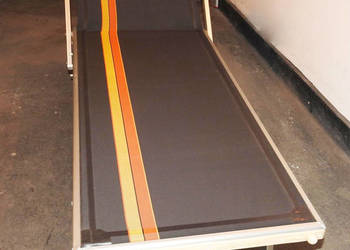Składane łóżko turystyczne polowe 180x60 + materac