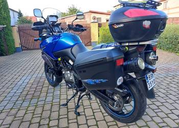 Suzuki DL650 Vstrom ABS, gmole, komplet kufrów,ładowarka, grzane manetki i