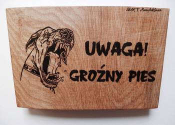 Tabliczka drewniana ręcznie wykonana - jedyna taka - unikat