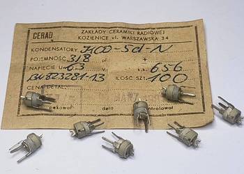 Kondensator zmienny trymer 3/8 KCD CERAD