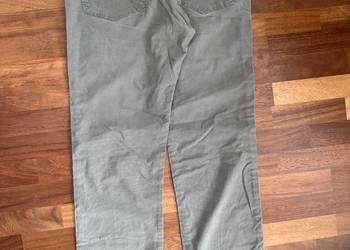 Spodnie Wrangler Arizona  36/32 bawełna elastan kolor khaki