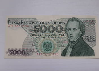 5000 ZŁ FRYDERYK CHOPIN 1982 SER AM STAN 2