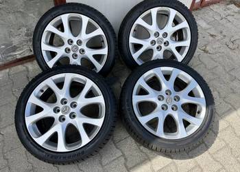 Felgi koła 18” 5x114,3 oryginalne Mazda opony zimowe 225/45 R18 2025 rok