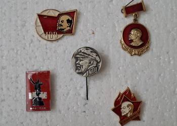 Lenin wiecznie żywy . przypinki