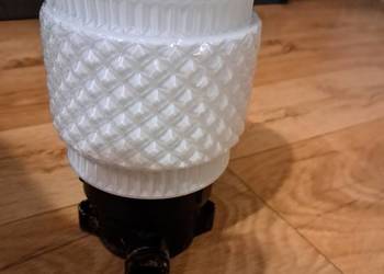 Retro kinkiet z 1963 roku Napako,nietypowy klosz ,bakielitowy uchwyt