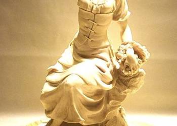 Wiejska dziewczyna z XVII w. - Giuseppe Armani ,Capodimonte z lat - 70 tych