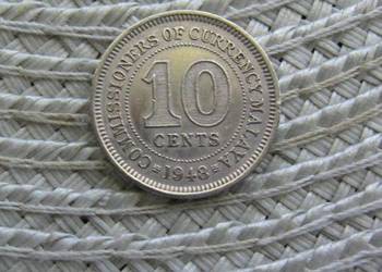 Malaje 10 Cent 1948r