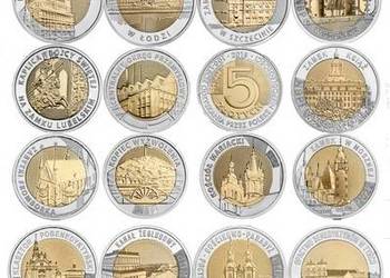 5 zł Złotych KOMPLETNY Pełny Zestaw 24 Monety Lata 2014 - 2026 INWESTYCJA