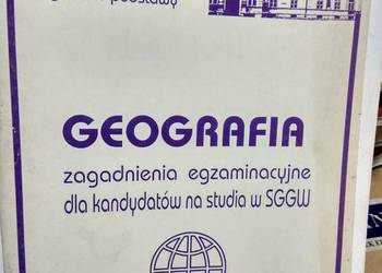 Zagadnienia egzaminacyjne dla kandydatów SGGW antykwariat