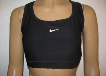 NIKE top sportowy czarny biustonosz r. M