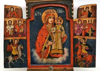 Ikona Tryptyk, Matka Boża "Niewiędnący Kwiat", 0087