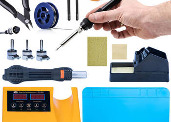 Stacja Lutownicza 2w1 OH660 | Zestaw Startowy do Lutowania