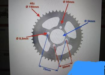 ZĘBATKA TYŁ 46z 428 OGAR900