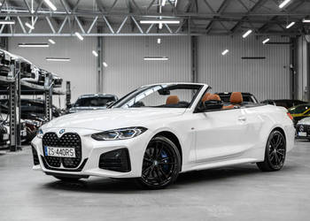 BMW 440 440i xDrive Cabrio. Specyfikacja na 410 tys. zł. Gwarancja. 1 właś…