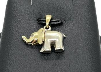 Złota Zawieszka Próby 585 2,26g Słoń Słonik