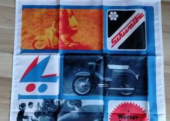 Plakat, baner do garażu Simson 90x60cm materiał triumph, dkw, NSU, mz, bsa