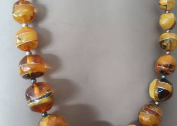 Naszyjnik Bursztyn Vintage